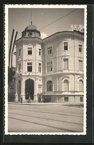 AK Salzburg, Prächtiges Gebäude an der Hannibal-Gasse