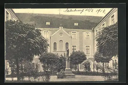 AK Salzburg, Pensionat St. Josef auf Zangberg, Mariengarten