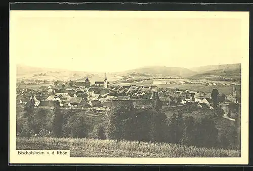 AK Bischofsheim / Rhön, Panorama