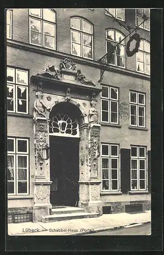 AK Lübeck, Portal des Schabbel-Hauses