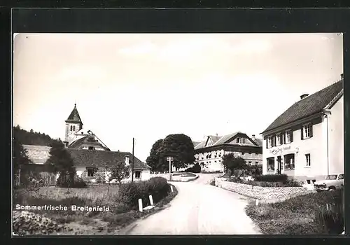 AK Breitenfeld, Ortspartie mit Handlung