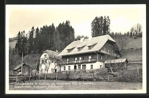 AK St. Kathrein am Hauenstein, Eggschmiede, Roseggers Waldheimat