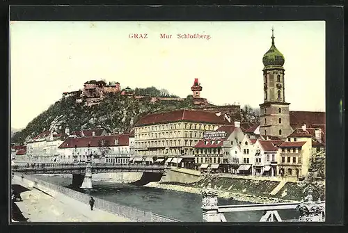 AK Graz, Mur und Schlossberg