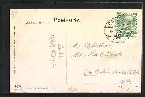 AK Graz, Mur und Schlossberg