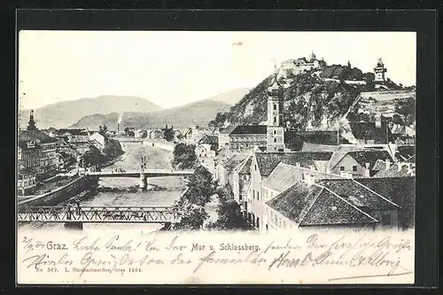 AK Graz, Mur und Schlossberg