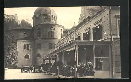 Foto-AK Salzburg, Café Glockenspiel
