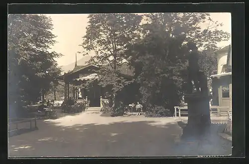 Foto-AK Hellbrunn, Schloss-Restaurant, Pächter Max Mayer