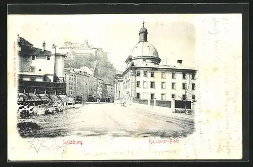 AK Salzburg, Strasse am Kajetaner-Platz