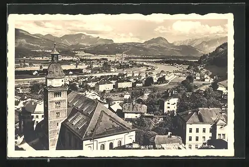 AK Hallein, Teilansicht gegen Trattberg und Tennengebirge