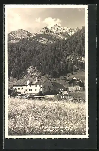 AK Zederhaus, Gasthof Bliem mit Hochfeind