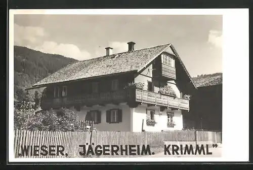 AK Krimml, Wieser Jägerheim