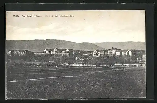 AK Mähr.-Weisskirchen, K. u. k. Militär-Anstalten