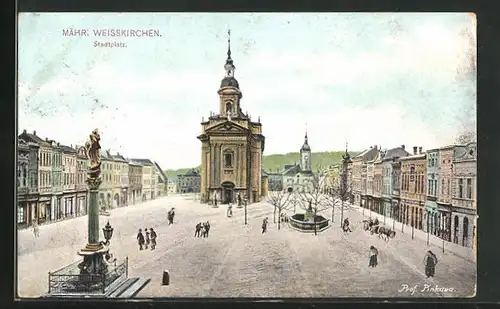 AK Mähr.-Weisskirchen, Stadtplatz