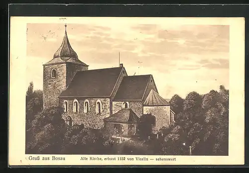 AK Bosau, Alte Kirche, erbaut 1152 von Vicelin