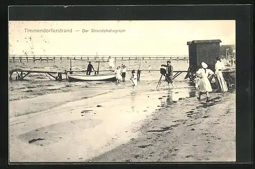 AK Timmendorferstrand, Der Strandphotograf bei der Arbeit