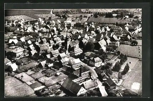 AK Ipsheim /Mittelfranken, Ortsansicht vom Flugzeug aus