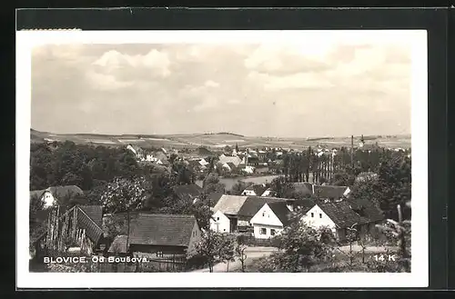 AK Blovice, Gesamtansicht aus der Vogelschau