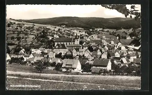 AK Frammersbach /Spessart, Ortsansicht aus der Vogelschau