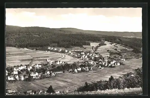 AK Frammersbach i. Spessart, Panorama aus der Vogelschau