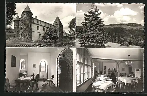 AK Bischofsheim /Rhön, Berggasthof und Pension Schloss Holzberg