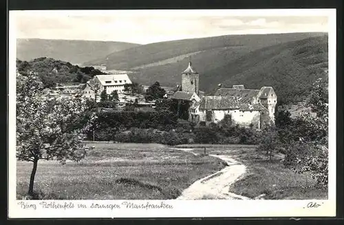 AK Rothenfels am Main, Blick zur Burg