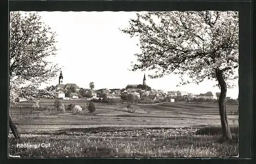 AK Plössberg /Opf., Ortsansicht aus der Ferne