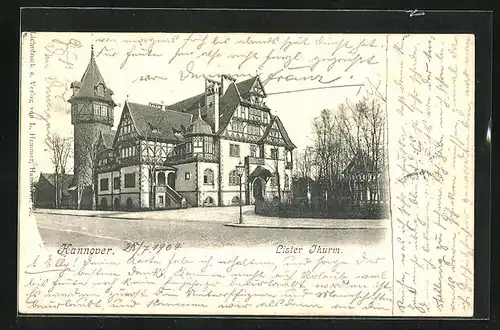 AK Hannover, Gasthaus Lister Turm