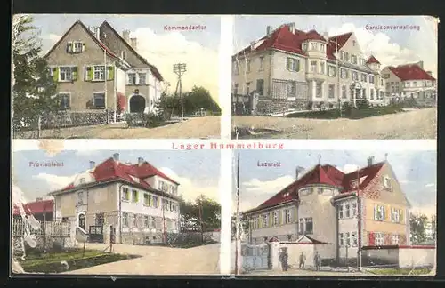 AK Hammelburg, Lager - Kommandantur, Proviantamt, Garnisonverwaltung, Lazarett