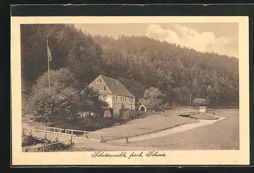 AK Schottersmühle in der fränk. Schweiz, Teilansicht