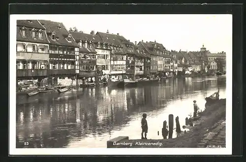 AK Bamberg, Blick auf Kleinvenedig