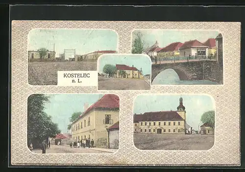AK Kostelec n. L., Ortsansichten