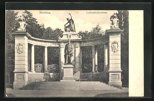 AK Würzburg, Luitpold-Denkmal