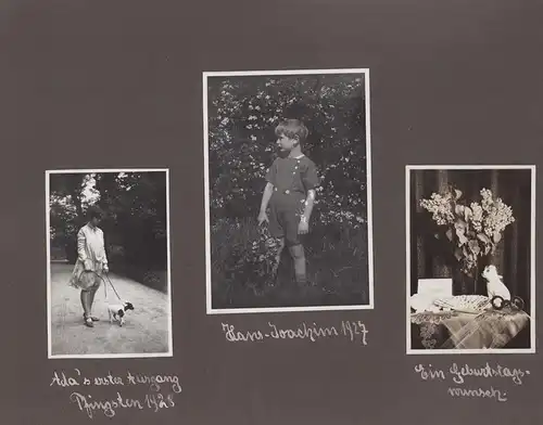 Fotoalbum mit 160 Fotografien, Ansicht Leipzig, Studenten V.A.L. 1926-1929, Stiftungsfest, Maskenball, auch Aufmärsche