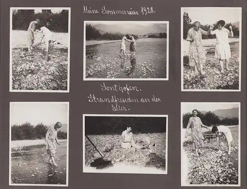 Fotoalbum mit 160 Fotografien, Ansicht Leipzig, Studenten V.A.L. 1926-1929, Stiftungsfest, Maskenball, auch Aufmärsche