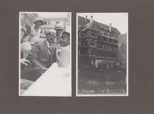 Fotoalbum mit 160 Fotografien, Ansicht Leipzig, Studenten V.A.L. 1926-1929, Stiftungsfest, Maskenball, auch Aufmärsche