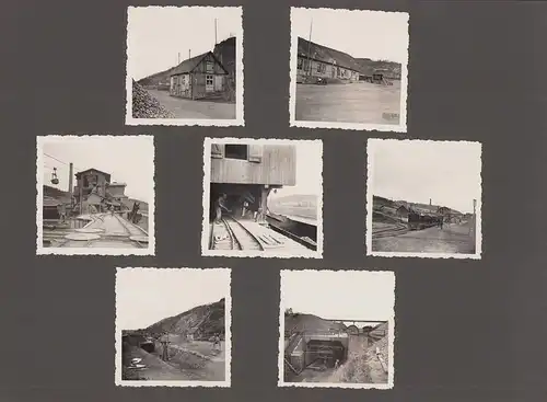 Fotoalbum 75 Fotografien Ohntal Basalt-Werke, Ansicht Ortenberg / Hessen, Schotterwerk, Schütte zum beladen von Zügen