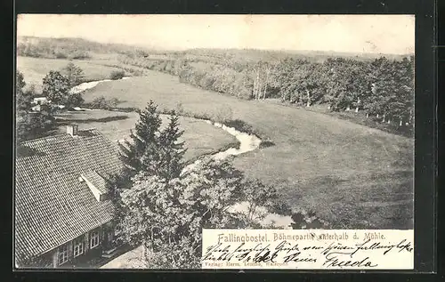 AK Fallingbostel, Böhmepartie unterhalb der Mühle