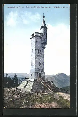 AK Mariazell, Aussichtswarte am Bürgeralpl