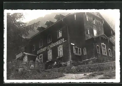 Foto-AK Krimml, Gasthof Schönangerl