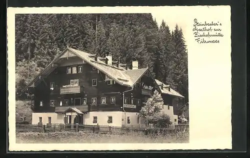 AK Filzmoos, Steinbachers Gasthof zur Bischofsmütze