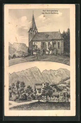 AK Kuchl, Gut Georgenberg, Ortspartie