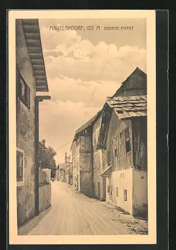 AK Mauterndorf, Oberer Markt