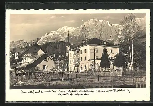 AK Mühlbach, Gasthaus Alpenrose