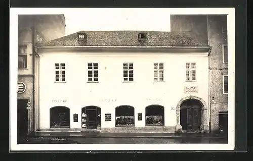AK Salzburg, Mozarts Wohnhaus am Makartplatz 8