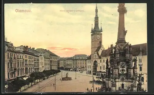 AK Olomouc, Horni namesti s orlojem