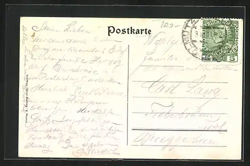 AK Olmütz, Oberring mit Cäsarbrunnen