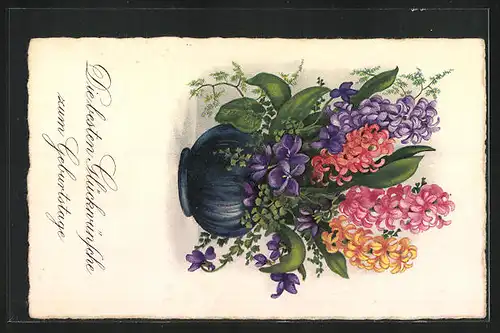 AK mit Landpoststempel Prieschka Falkenberg (Bz. Halle) Land