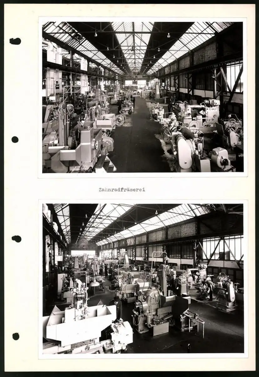 Fotoalbum mit 84 Fotografien Industrie-Werke Karlsruhe AG, Maschinen - und Anlagen Fabrikation, Getriebe, Walzwerke u.a. 0