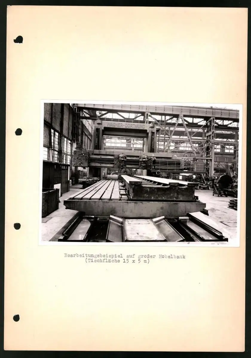 Fotoalbum mit 84 Fotografien Industrie-Werke Karlsruhe AG, Maschinen - und Anlagen Fabrikation, Getriebe, Walzwerke u.a. 10