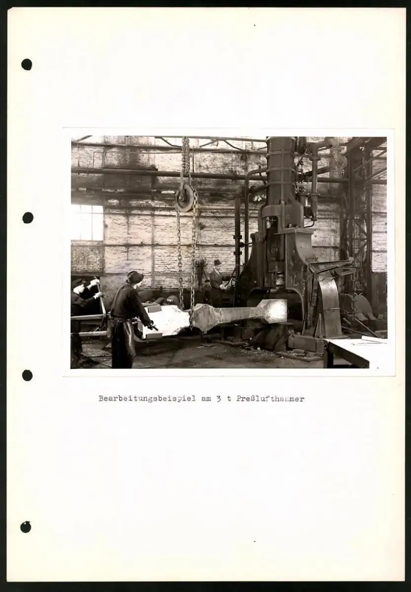 Fotoalbum mit 84 Fotografien Industrie-Werke Karlsruhe AG, Maschinen - und Anlagen Fabrikation, Getriebe, Walzwerke u.a. 17